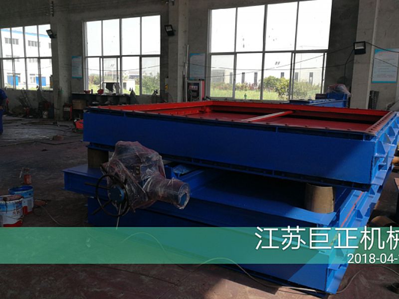 方形擋板門（寬12M）驗(yàn)收合格，發(fā)貨準(zhǔn)備中