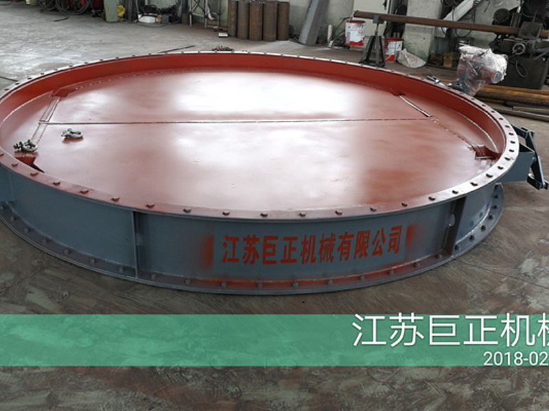 圓形擋板門（直徑270cm）完工了，準(zhǔn)備發(fā)往江西客戶