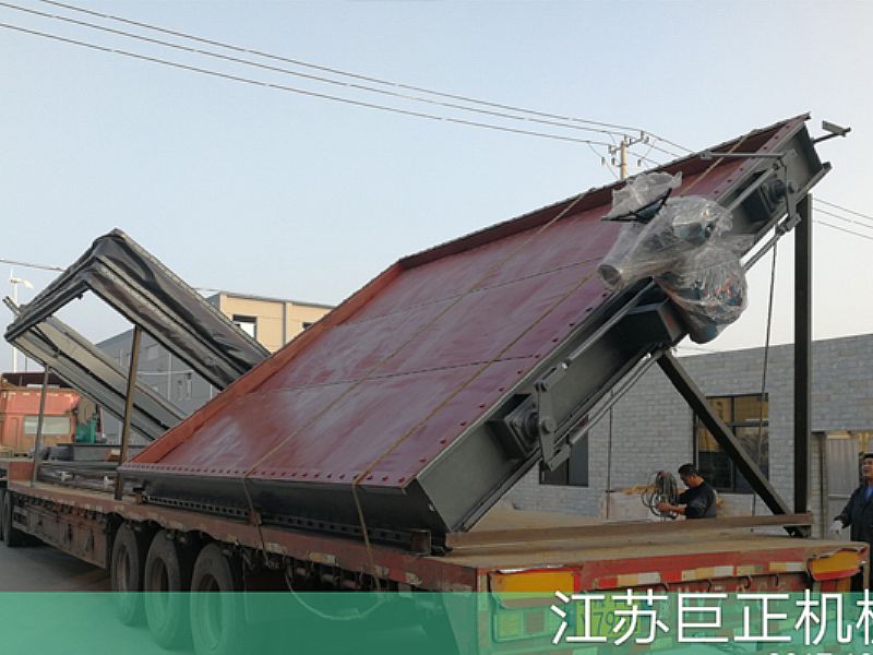 巨正機(jī)械公司擋板門(mén)，裝車(chē)發(fā)貨了